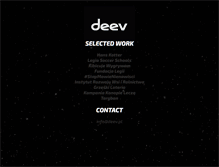 Tablet Screenshot of deev.pl
